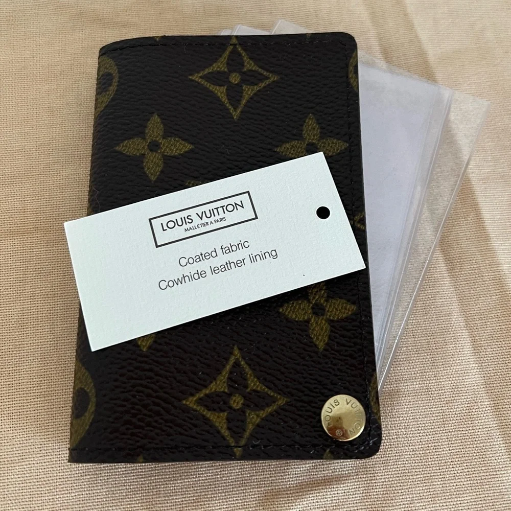 Louis Vuitton Multi Card Holder Dust Bag,Box Unisex EUC 2002